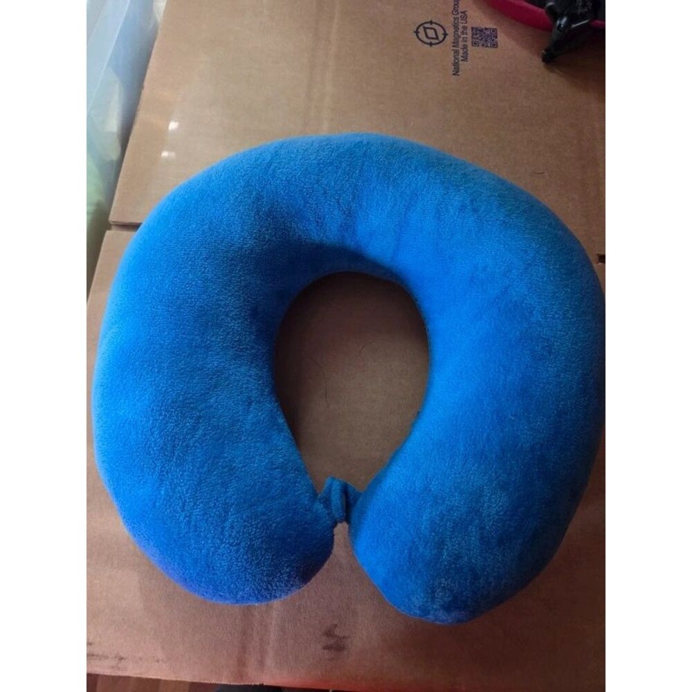 blue neck pillow